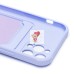 Чехол-накладка для Apple iPhone 12 Pro (светло-фиолетовый) - SC304 с картхолдером Чехол-накладка для Apple iPhone 12 Pro (светло-фиолетовый) - SC304 с картхолдером