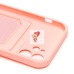 Чехол-накладка для Apple iPhone 12 (светло-розовый) - SC304 с картхолдером