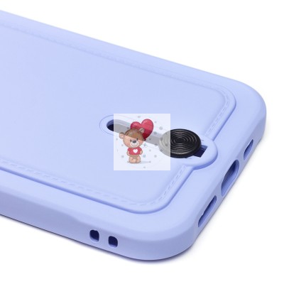 Чехол-накладка для Apple iPhone 12 (светло-фиолетовый) - SC304 с картхолдером Чехол-накладка для Apple iPhone 12 (светло-фиолетовый) - SC304 с картхолдером