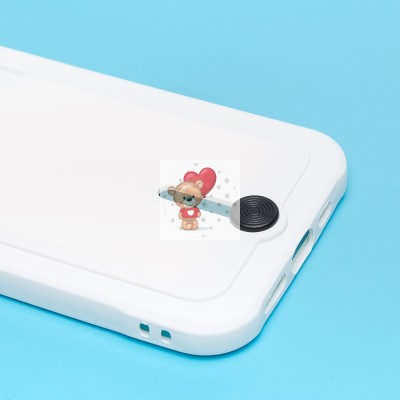 Чехол-накладка для Apple iPhone 12 (белый) - SC304 с картхолдером Чехол-накладка для Apple iPhone 12 (белый) - SC304 с картхолдером