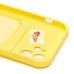 Чехол-накладка для Apple iPhone 12 (желтый) - SC304 с картхолдером