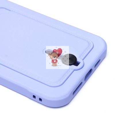 Чехол-накладка для Apple iPhone 13 Pro Max (светло-фиолетовый) - SC304 с картхолдером Чехол-накладка для Apple iPhone 13 Pro Max (светло-фиолетовый) - SC304 с картхолдером