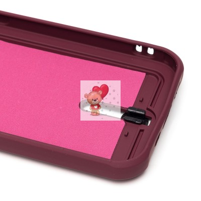 Чехол-накладка для Apple iPhone 13 Pro (бордовый) - SC304 с картхолдером