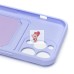 Чехол-накладка для Apple iPhone 13 Pro (светло-фиолетовый) - SC304 с картхолдером Чехол-накладка для Apple iPhone 13 Pro (светло-фиолетовый) - SC304 с картхолдером
