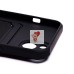 Чехол-накладка для Apple iPhone 13 (черный) - SC304 с картхолдером
