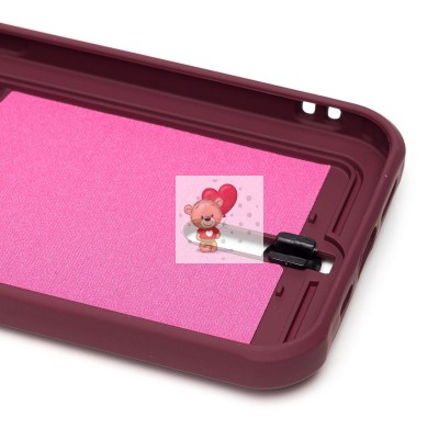 Чехол-накладка для Apple iPhone 13 (бордовый) - SC304 с картхолдером Чехол-накладка для Apple iPhone 13 (бордовый) - SC304 с картхолдером