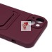 Чехол-накладка для Apple iPhone 14 Plus (бордовый) - SC304 с картхолдером Чехол-накладка для Apple iPhone 14 Plus (бордовый) - SC304 с картхолдером