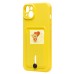 Чехол-накладка для Apple iPhone 14 Plus (желтый) - SC304 с картхолдером Чехол-накладка для Apple iPhone 14 Plus (желтый) - SC304 с картхолдером