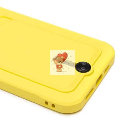 Чехол-накладка для Apple iPhone 14 Plus (желтый) - SC304 с картхолдером Чехол-накладка для Apple iPhone 14 Plus (желтый) - SC304 с картхолдером