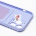 Чехол-накладка для Apple iPhone 14 Pro Max (темно-фиолетовый) - SC304 с картхолдером