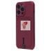 Чехол-накладка для Apple iPhone 14 Pro (бордовый) - SC304 с картхолдером