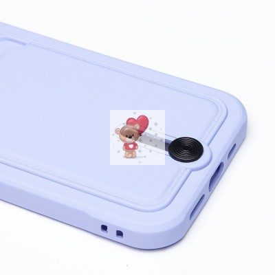 Чехол-накладка для Apple iPhone 14 Pro (темно-фиолетовый) - SC304 с картхолдером Чехол-накладка для Apple iPhone 14 Pro (темно-фиолетовый) - SC304 с картхолдером