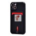Чехол-накладка для Apple iPhone 14 (черный) - SC304 с картхолдером Чехол-накладка для Apple iPhone 14 (черный) - SC304 с картхолдером