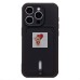 Чехол-накладка для Apple iPhone 15 Pro (черный) - SC304 с картхолдером