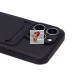 Чехол-накладка для Apple iPhone 15 Pro (черный) - SC304 с картхолдером Чехол-накладка для Apple iPhone 15 Pro (черный) - SC304 с картхолдером