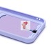 Чехол-накладка для Apple iPhone 15 Pro (светло-фиолетовый) - SC304 с картхолдером