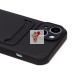 Чехол-накладка для Apple iPhone 15 (черный) - SC304 с картхолдером