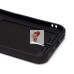 Чехол-накладка для Apple iPhone 15 (черный) - SC304 с картхолдером