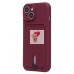 Чехол-накладка для Apple iPhone 15 (бордовый) - SC304 с картхолдером Чехол-накладка для Apple iPhone 15 (бордовый) - SC304 с картхолдером