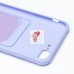 Чехол-накладка для Apple 8 Plus (темно-фиолетовый) - SC304 с картхолдером