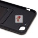 Чехол-накладка для Apple iPhone 8 Plus (черный) - SC304 с картхолдером