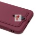 Чехол-накладка для Apple iPhone 7 Plus (бордовый) - SC304 с картхолдером