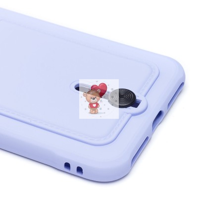 Чехол-накладка для Apple iPhone 7 Plus (светло-фиолетовый) - SC304 с картхолдером