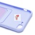 Чехол-накладка для Apple iPhone 7 Plus (светло-фиолетовый) - SC304 с картхолдером