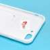 Чехол-накладка для Apple iPhone 8 Plus (белый) - SC304 с картхолдером