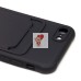 Чехол-накладка для Apple iPhone 7 (черный) - SC304 с картхолдером