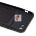Чехол-накладка для Apple iPhone 7 (черный) - SC304 с картхолдером