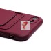 Чехол-накладка для Apple iPhone SE 2020 (бордовый) - SC304 с картхолдером Чехол-накладка для Apple iPhone SE 2020 (бордовый) - SC304 с картхолдером