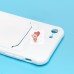 Чехол-накладка для Apple iPhone 7 (белый) - SC304 с картхолдером