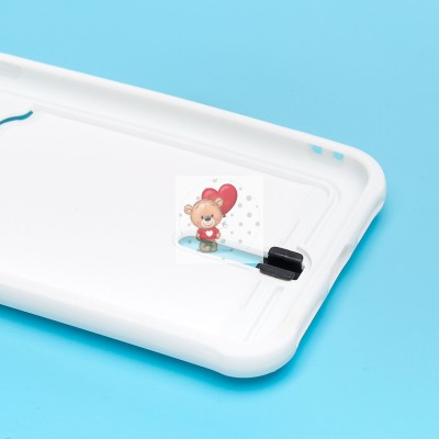 Чехол-накладка для Apple iPhone 7 (белый) - SC304 с картхолдером