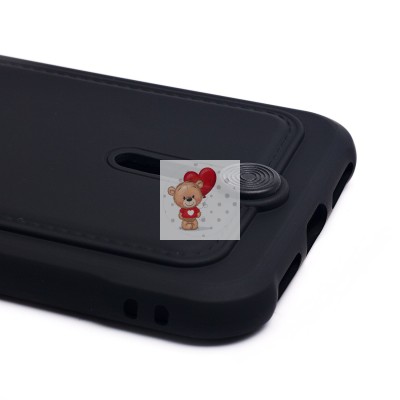 Чехол-накладка для Apple iPhone X (черный) - SC304 с картхолдером Чехол-накладка для Apple iPhone X (черный) - SC304 с картхолдером