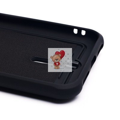 Чехол-накладка для Apple iPhone X (черный) - SC304 с картхолдером Чехол-накладка для Apple iPhone X (черный) - SC304 с картхолдером