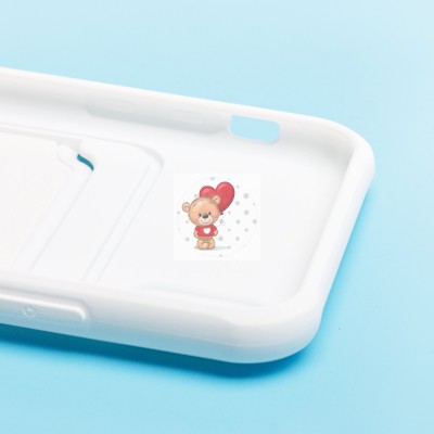 Чехол-накладка для Apple iPhone X - SC304 с картхолдером