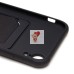 Чехол-накладка для Apple iPhone XR (черный) - SC304 с картхолдером Чехол-накладка для Apple iPhone XR (черный) - SC304 с картхолдером
