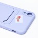 Чехол-накладка для Apple iPhone XR (темно-фиолетовый) - SC304 с картхолдером Чехол-накладка для Apple iPhone XR (темно-фиолетовый) - SC304 с картхолдером