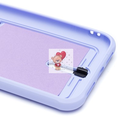 Чехол-накладка для Apple iPhone XR (светло-фиолетовый) - SC304 с картхолдером Чехол-накладка для Apple iPhone XR (светло-фиолетовый) - SC304 с картхолдером