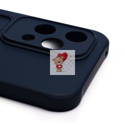 Чехол-накладка для Honor 200 Lite (темно-синий) - SC304 с картхолдером