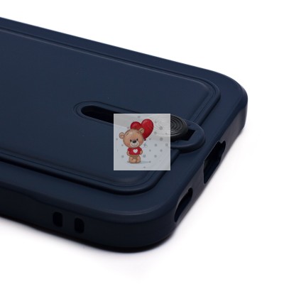 Чехол-накладка для Honor 200 Lite (темно-синий) - SC304 с картхолдером