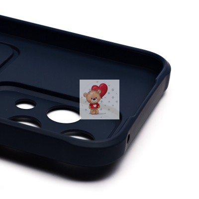 Чехол-накладка для Honor 200 Lite (темно-синий) - SC304 с картхолдером