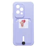 Чехол-накладка для Honor 200 lite (светло-фиолетовый) - SC304 с картхолдером Чехол-накладка для Honor 200 lite (светло-фиолетовый) - SC304 с картхолдером