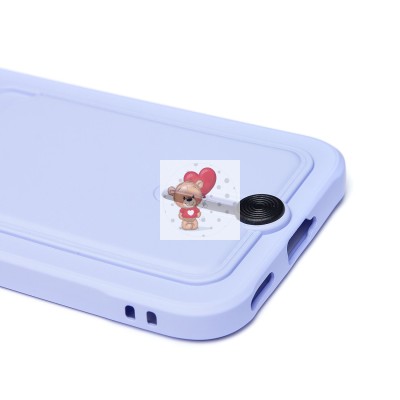 Чехол-накладка для Honor 200 lite (светло-фиолетовый) - SC304 с картхолдером