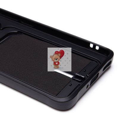 Чехол-накладка для Honor 200 Pro (черный) - SC304 с картхолдером