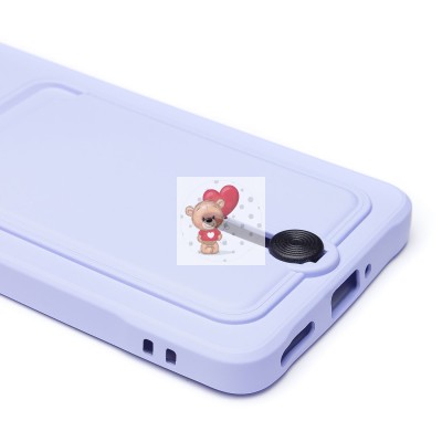 Чехол-накладка для Honor 200 Pro (светло-фиолетовый) - SC304 с картхолдером