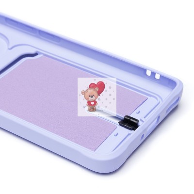 Чехол-накладка для Honor 200 Pro (светло-фиолетовый) - SC304 с картхолдером