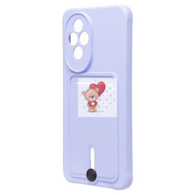 Чехол-накладка для Honor 200 (светло-фиолетовый) - SC304 с картхолдером Чехол-накладка для Honor 200 (светло-фиолетовый) - SC304 с картхолдером