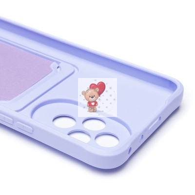 Чехол-накладка для Honor 200 (светло-фиолетовый) - SC304 с картхолдером Чехол-накладка для Honor 200 (светло-фиолетовый) - SC304 с картхолдером